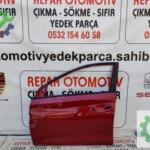 Hyundai i20 sol ön kapı kırmızı orjinal çıkma