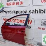 Hyundai i20 sol ön kapı kırmızı orjinal çıkma