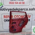 Hyundai i20 sağ arka kapı kırmızı orijinal çıkma