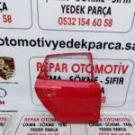 Vw polo sağ arka kapı kırmızı orijinal çikma 2010-17