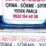 Seat arona arka tampon mavi orijinal çıkma