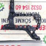 Vw passat arka tampon braketi sol  3g5807355a 2014-2024