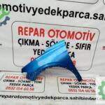 Volkswagen id4 sol ön çamurluk mavi orijinal boyasız düzelir