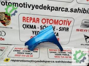 Volkswagen id4 sol ön çamurluk mavi orijinal boyasız düzelir