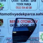 Vw golf 7 – 7,5 sol arka kapı siyah boyasız düzelir çıkma 2013-20