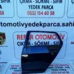 Vw golf 7 – 7,5 sol arka kapı siyah boyasız düzelir çıkma 2013-20