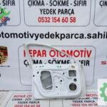 Skoda Octavia sol ön kapı beyaz orijinal çıkma 2013-18