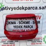 Skoda fabia bagaj kapağı kırmızı göçüklük 2014-2021 uyumlu