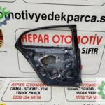 Renault Megane 4 sol arka kapı gri  2016-24 göçüklük