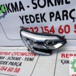 Renault megane 4 sağ ön far joy 2016-20 orijinal çıkma kromlu