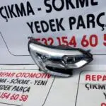Renault megane 4 sağ ön far joy 2016-20 orijinal çıkma kromlu