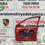 Renault megane 2 sağ ön kapı kırmızı orijinal çıkma 2004-2012