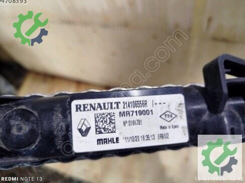 Renault Master Su Radyatörü 214106556R çıkma parça