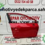 Renault clio 4 sağ ön kapı kırmızı orijinal çıkma 2013-19