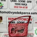 Renault clio 4 sağ ön kapı kırmızı orijinal çıkma 2013-19
