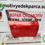 Renault clio 4 sağ ön kapı kırmızı orijinal çıkma 2013-19
