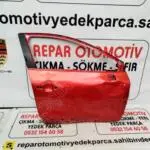 Renault clio 4 sağ ön kapı kırmızı orijinal çıkma 2013-19