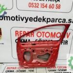Renault clio 4 sağ ön kapı kırmızı orijinal çıkma 2013-19