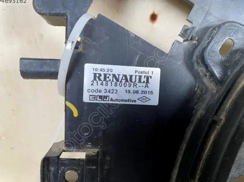 Renault Captur Fan Motoru 21481800R çıkma parça