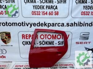 Renault clio 2 symbol sol arka kapı kırmızı 2000-2006