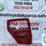 Renault clio 2 symbol sol arka kapı kırmızı 2000-2006