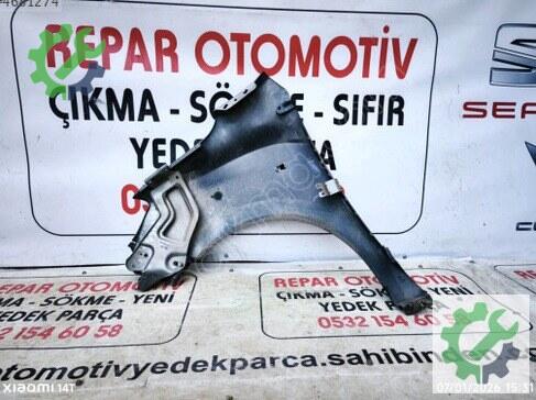 Dacia Dokker Sağ Ön Çamurluk çıkma parça