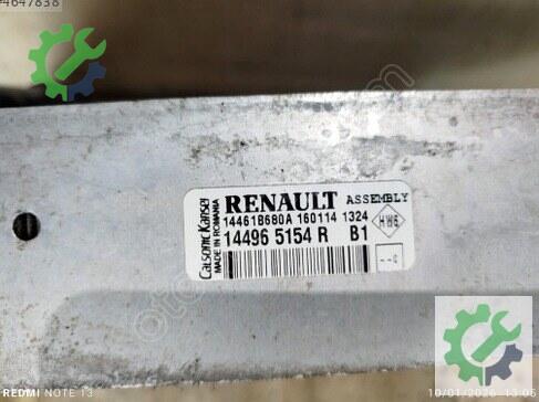 Dacia Sandero Intercooler Radyatörü 144965154R çıkma parça