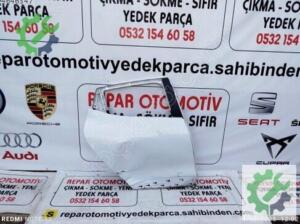 clio 4 sağ arka kapı beyaz orijinal çıkma 2013-18 uyumlu