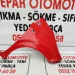 Kia picanto sağ ön çamurluk kırmızı orijinal çıkma 2011-2017