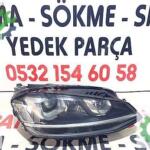 Volkswagen Golf7 13/17 Far Sağ Xenon 5G1941032 orijinal çıkma
