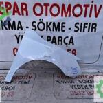 Skoda Fabia sağ ön çamurluk beyaz orjinal çıkma