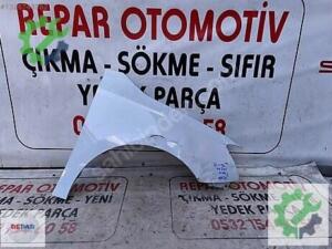 Skoda Fabia sağ ön çamurluk beyaz orjinal çıkma