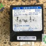 Toyota Corolla ECU İmmobilizer Beyni 89780-12140