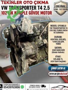 Transporter t4 2.5 motor