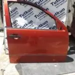 SKODA FABİA 2001-2009 MODEL BORDO-KIRIMIZI RENKTE HATASIZ ORJİNAL SAĞ ÖN KAPI
