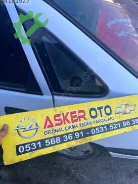 Opel Vectra Sol Arka Kelebek Camı çıkma parça