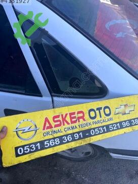 Opel Vectra Sol Arka Kelebek Camı çıkma parça