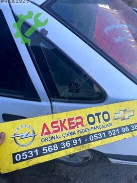 Opel Vectra Sol Arka Kelebek Camı çıkma parça