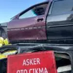 Opel Vectra Sol Ön Kapı çıkma parça - Asker oto çıkma orijinal yedek parçaları Ankara