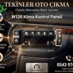 W126 Mercedes çıkma kalorifer kontrol paneli