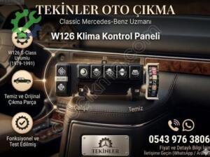 W126 Mercedes çıkma kalorifer kontrol paneli