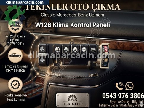 Mercedes-Benz 300 Kalorifer Kontrol Paneli çıkma parça