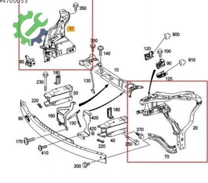 Mercedes-Benz E Serisi Far Braketi 2126200291 çıkma parça