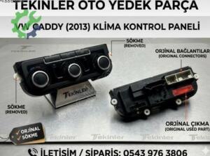 Wolsvogen caddy 2013 çıkma klima kontrol paneli