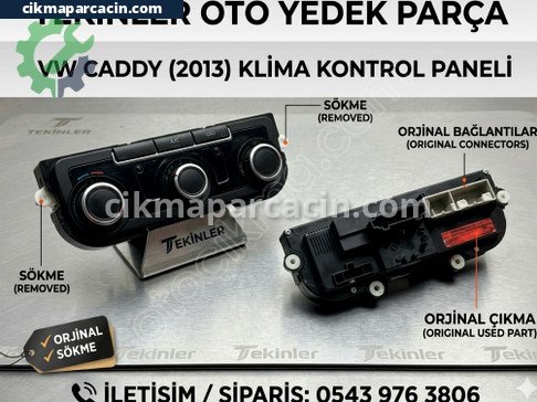 Volkswagen Caddy Klima Kontrol Paneli çıkma parça