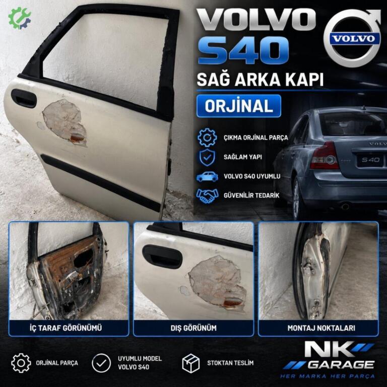 Volvo S40 Sağ Arka Kapı çıkma parça