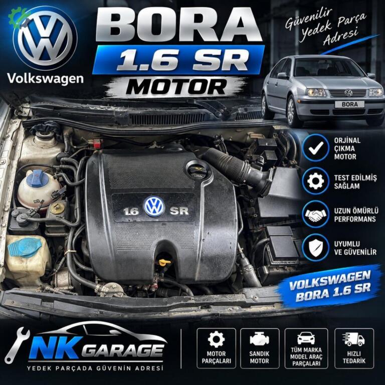 Volkswagen Bora Komple Motor çıkma parça
