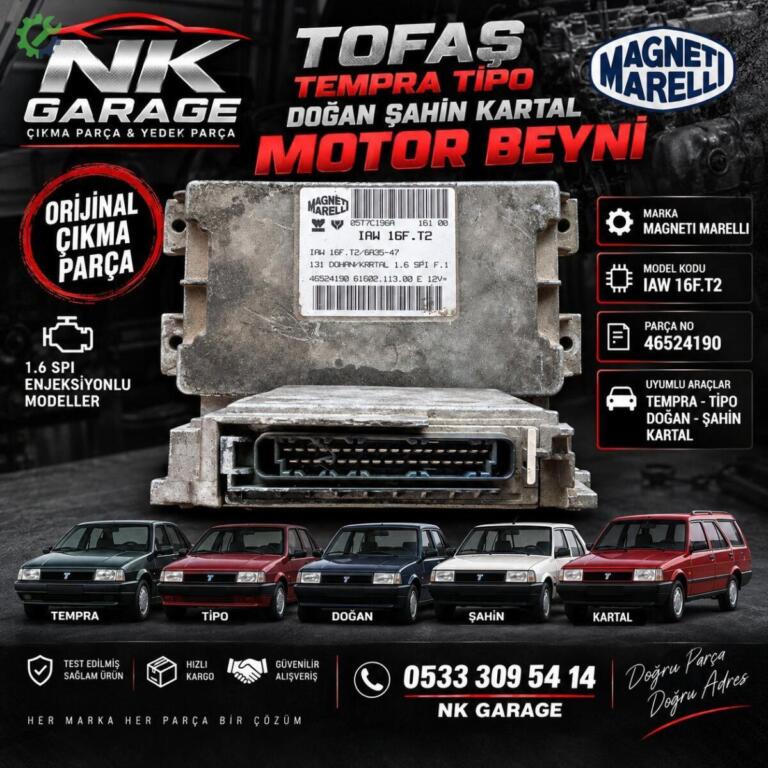 Fiat Tempra ECU (Motor Beyni) çıkma parça
