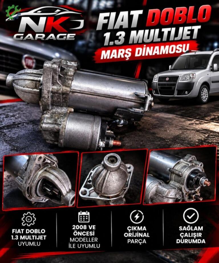 Fiat Doblo Marş Dinamosu çıkma parça