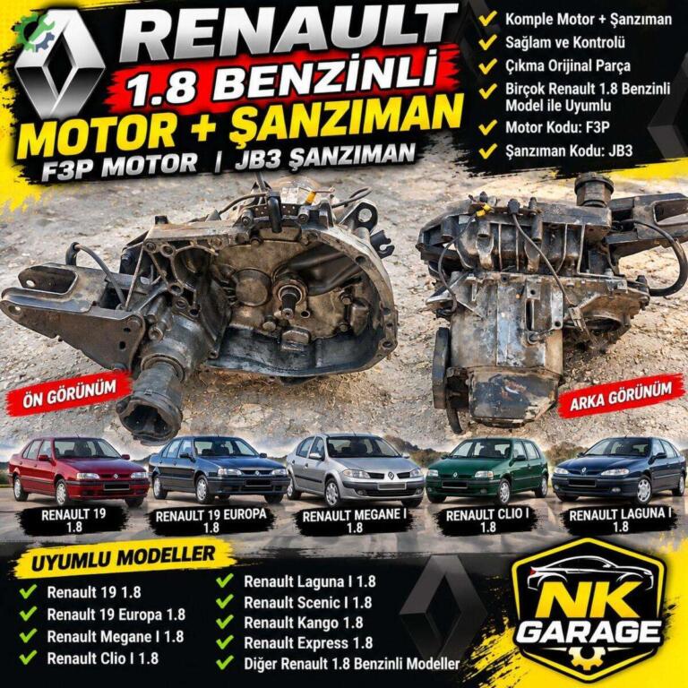 Renault Megane Şanzıman çıkma parça